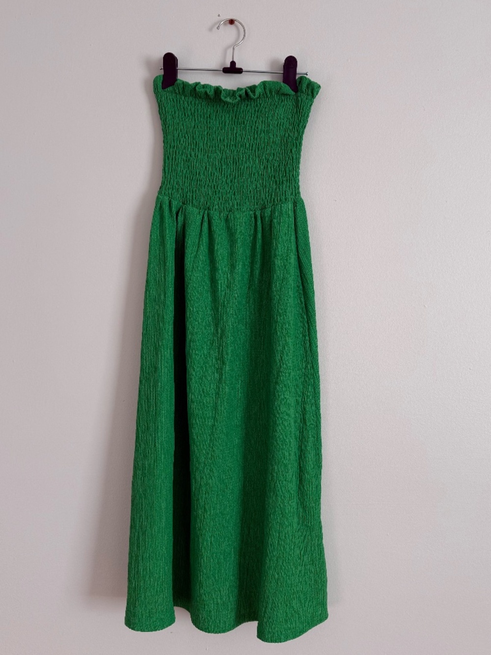 H&M Green Midi Dress | Beach Summer Dress | Size XS